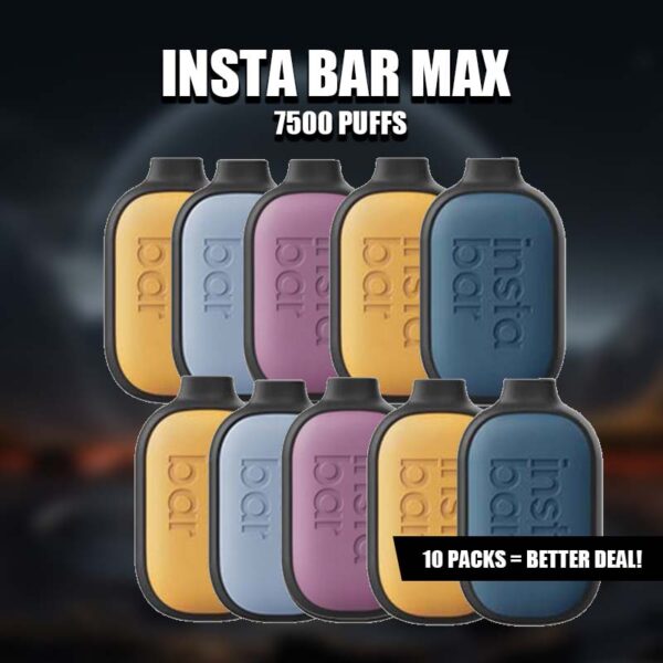 insta bar 7500Puffs Strawberry Grape