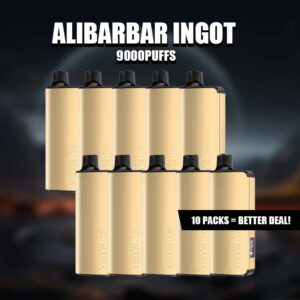 ALIBARBAR Ingot 9000Puffs Banana Buzz