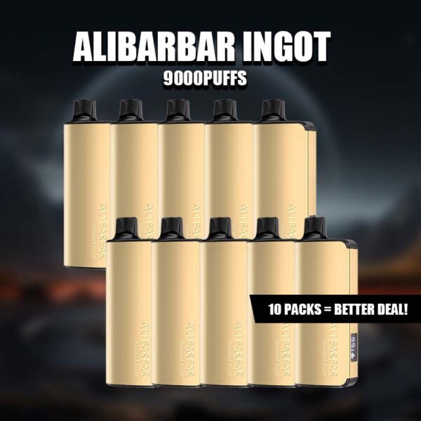 ALIBARBAR Ingot 9000Puffs Grape Ice
