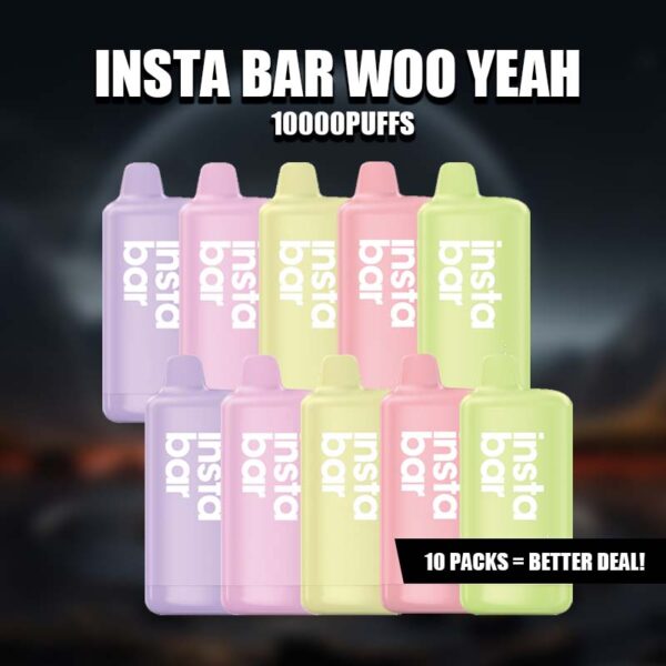 insta bar 10000Puffs Strawberry Lychee Watermelon